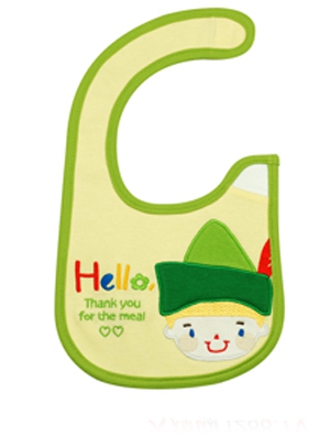 Hello Bebe卡通硅膠圍兜