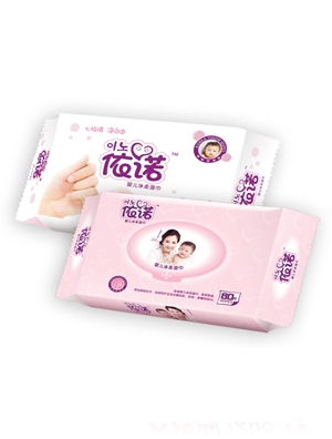 依諾嬰兒凈柔濕巾10片