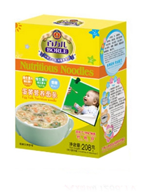 百力兒幼兒蛋黃營養面條