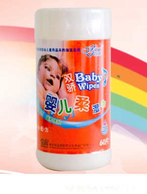 雙驕80+8片扣蓋枕式嬰兒柔濕巾