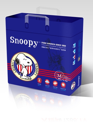 史努比全芯體紙尿褲大包44