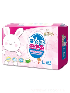 泡泡兔紙尿褲(小包)-M