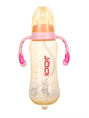 佳愛自動標口易握方形PP奶瓶150ML