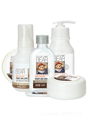 笨笨熊嬰兒春夏禮盒5件套