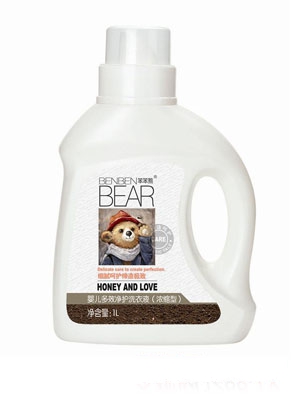 笨笨熊嬰兒多效凈護洗衣液