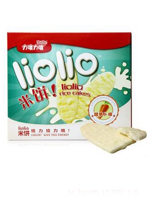 力哦力哦香蕉味米餅