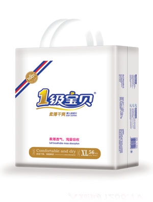 1級寶貝柔薄干爽大包尿片L
