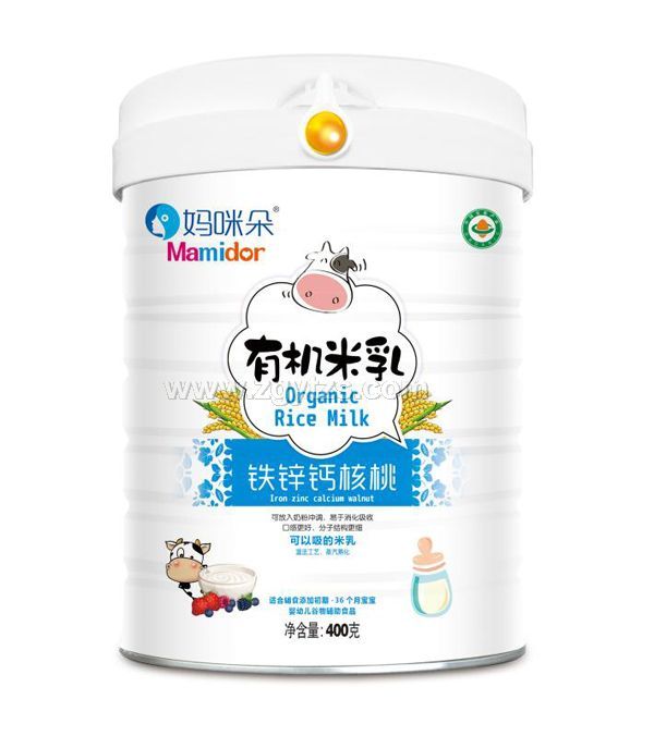 媽咪朵有機米乳鐵鋅鈣核桃