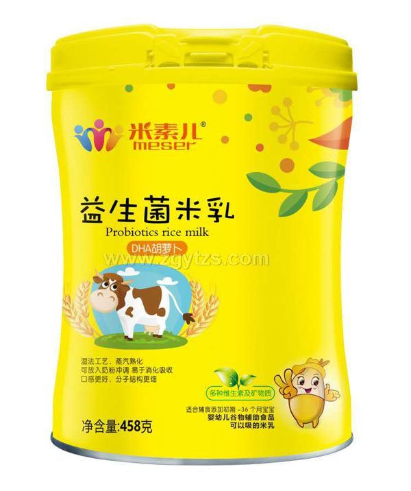 米素兒益生菌米乳-DHA胡蘿卜配方聽裝