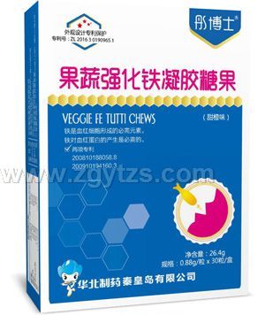 彤博士果蔬強化鐵凝膠糖果