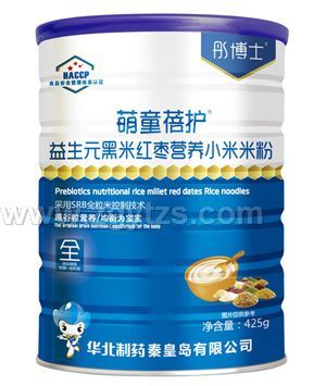 彤博士萌童蓓護益生元黑米紅棗營養(yǎng)小米米粉罐裝