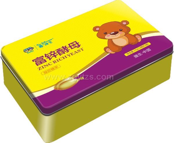 鑫強(qiáng)生-富鋅酵母凝膠糖果-鐵盒