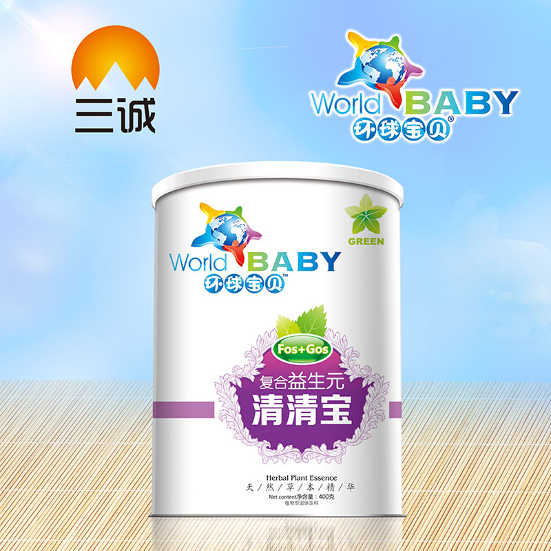 環(huán)球?qū)氊悘?fù)合益生元清清寶桶裝