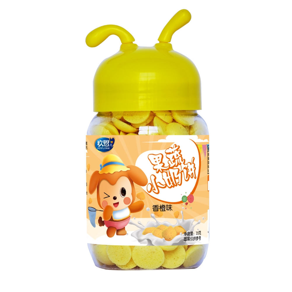 玖恩果蔬小奶餅香橙味