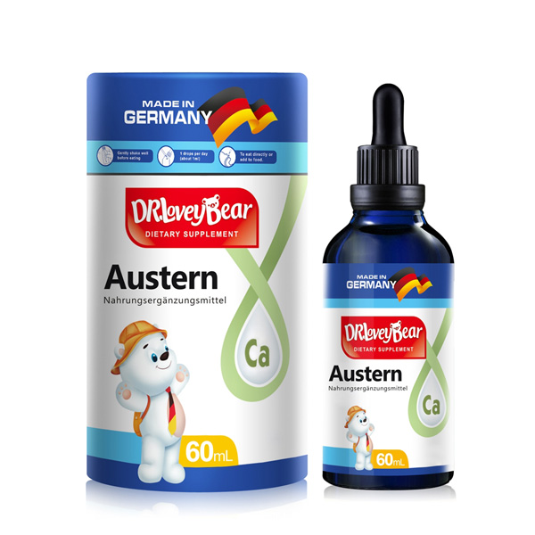 德拉小熊牡蠣復合鈣滴劑(Ca、D3