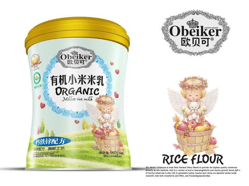 歐貝可有機小米米乳鈣鐵鋅配方