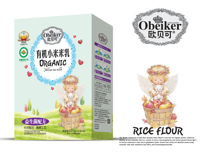 歐貝可有機小米米乳益生菌配方盒裝