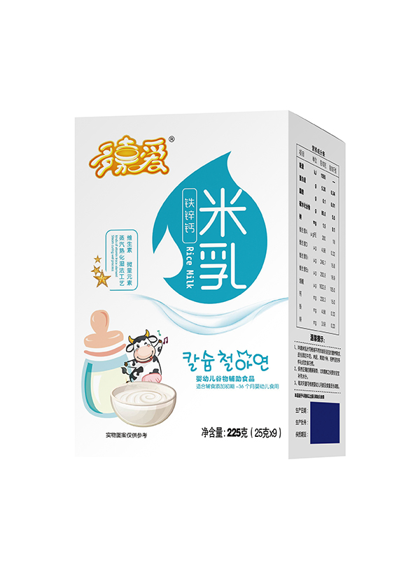 多嘉愛米乳盒裝(鈣鐵鋅)