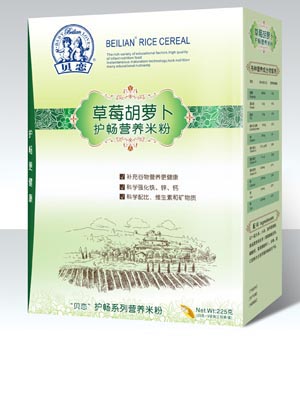 貝戀草莓胡蘿卜護暢營養米粉