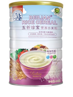貝戀五谷珍寶營養小米粉聽裝