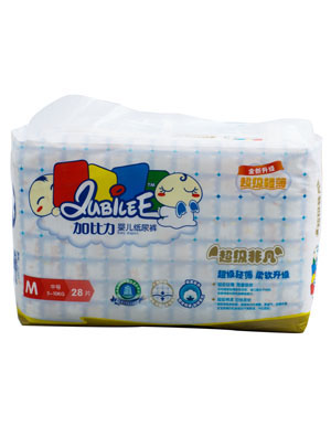 加比力超級(jí)非凡嬰兒紙尿褲M碼28片