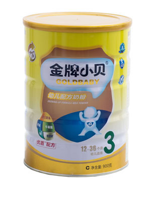 加比力幼兒配方奶粉3段900g聽(tīng)裝