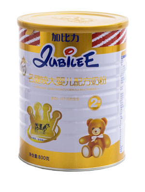 加比力名健較大嬰兒配方奶粉2段800g罐裝