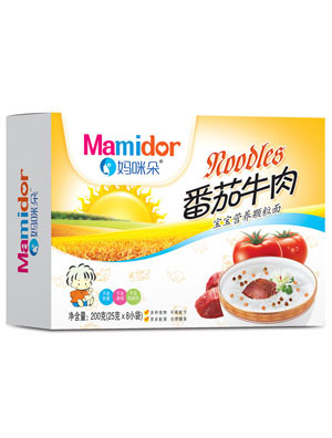 媽咪朵番茄牛肉寶寶營(yíng)養(yǎng)顆粒面