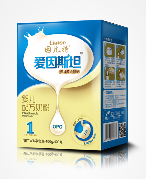 愛因斯坦嬰兒配方奶粉1段400克