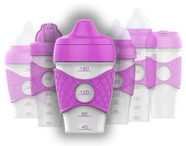 綠糖生活紫色水水杯瓶180ml