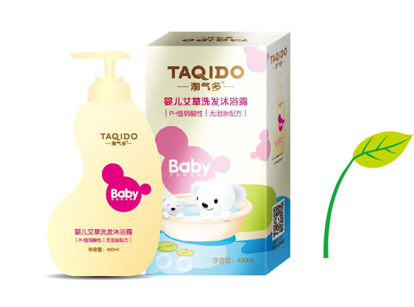 淘氣多嬰兒艾草洗發沐浴露