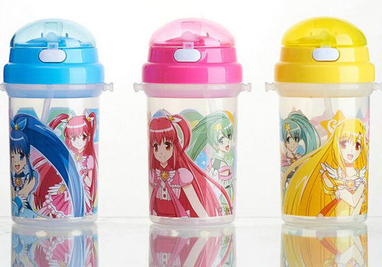 巴拉拉小魔仙創意塑料兒童水壺