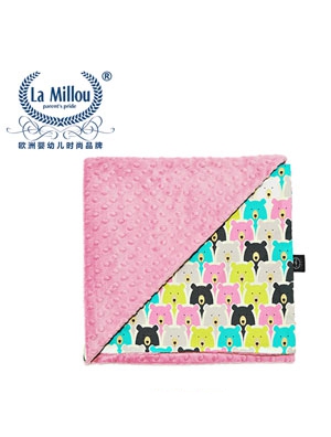 拉米洛巧柔豆豆毯俏皮小王妃標準款粉嫩玫瑰紫