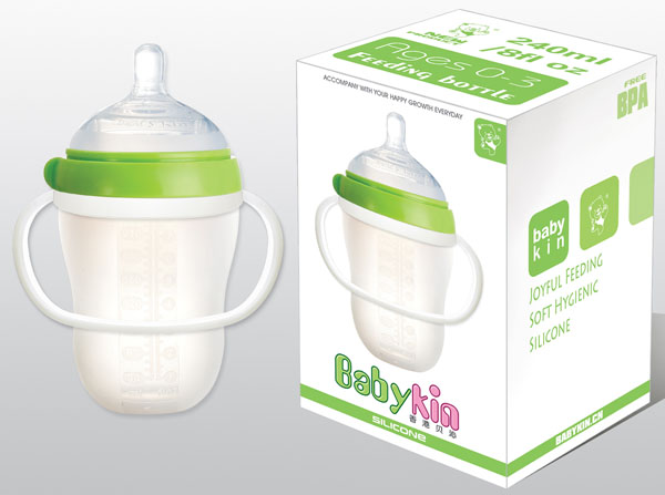 BabyKin���ְѾGɫ�냺��ƿ240ML