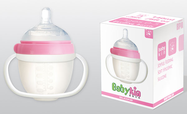 BabyKin���ְѷ�ɫ�냺��ƿ140ML
