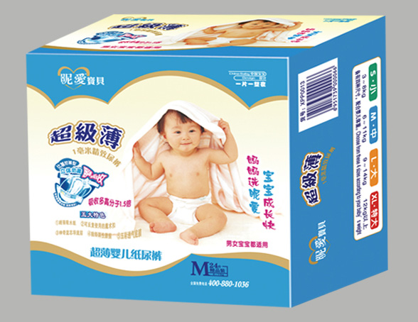 昵愛寶貝超薄嬰兒紙尿褲M