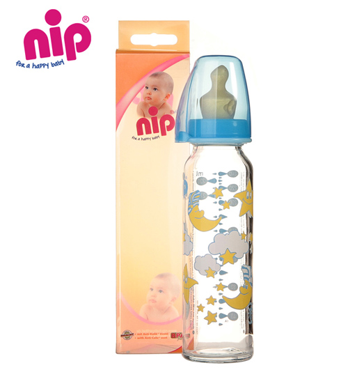 昵哺嬰幼兒玻璃奶瓶