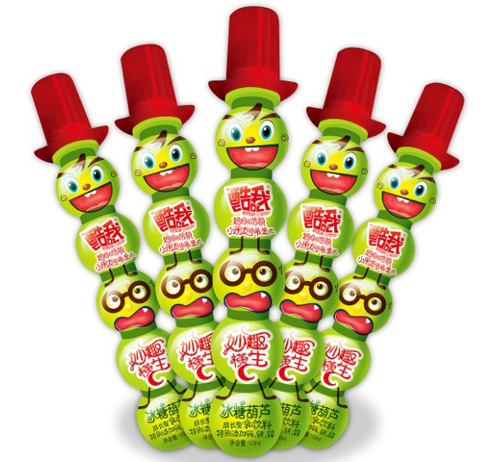 酷我妙趣橫生冰糖葫蘆成長型乳飲料