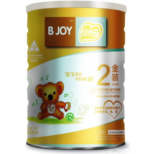 B JOY貝特益嬰幼兒配方奶粉2段