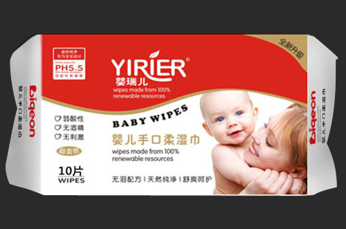 嬰瑞兒嬰兒手口柔濕巾10片