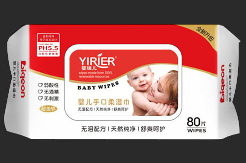 嬰瑞兒嬰兒手口柔濕巾80片