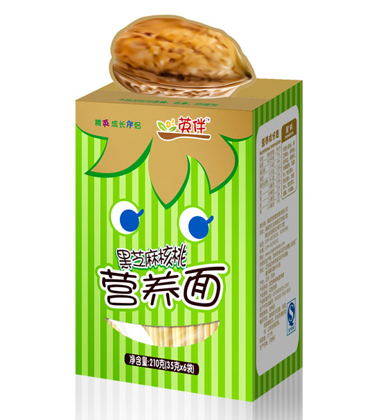 英伴黑芝麻核桃營養面