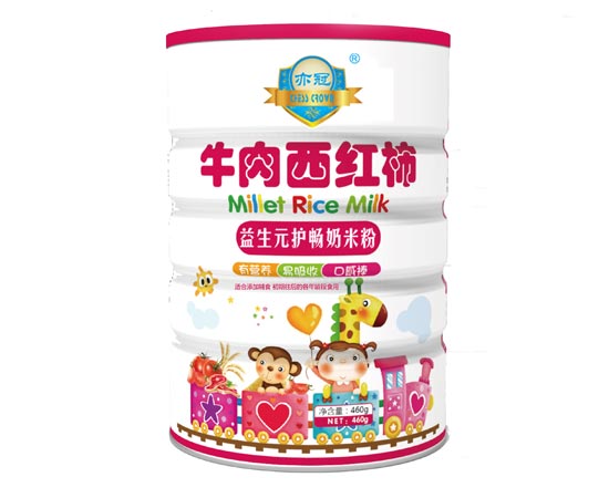 亦冠牛肉西紅柿小米奶米粉鐵桶