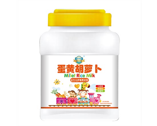 亦冠蛋黃胡蘿卜小米奶米粉塑料桶