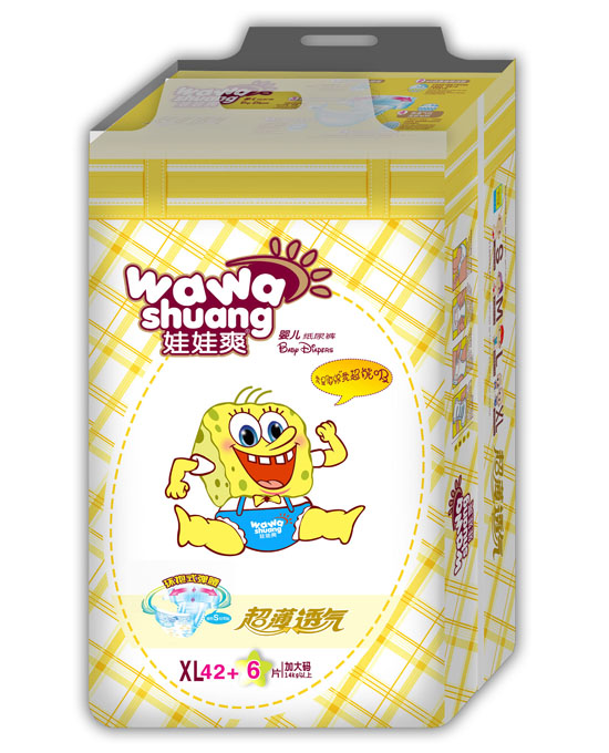 娃娃爽超薄嬰兒紙尿褲XL碼48片大包