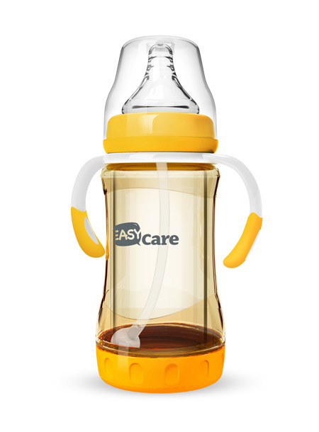 伊斯卡爾160mlPPSU安全玻璃自動(dòng)奶瓶(橙)