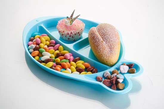 樂米樂海洋之星兒童分格盤(藍)