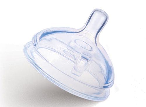 巴卡巴卡超寬口徑中圓孔防脹氣奶嘴(M)