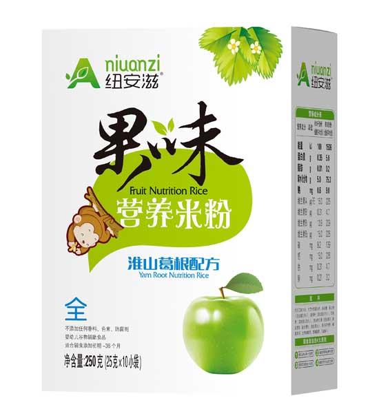 紐安滋淮山葛根配方果味營養米粉(盒)