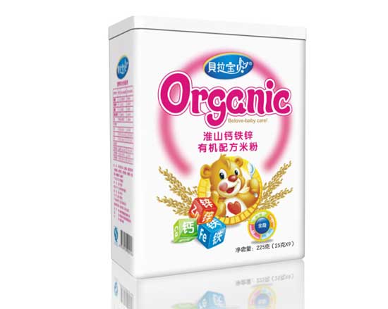 貝拉寶貝淮山鈣鐵鋅有機米粉